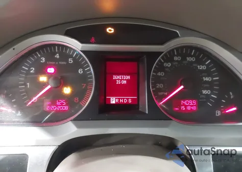 2008 Audi A6 3.2 from USA, damaged, VIN WAUDH74F58N100141